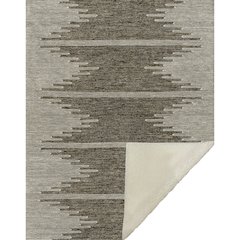 Premium Machine Washable ASB647 Coffee 50" x 70" Sherpa Throw Blanket