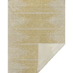 Premium Machine Washable ASB647 Gold 50" x 70" Sherpa Throw Blanket