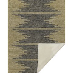 Premium Machine Washable ASB647 Graphite 50" x 70" Sherpa Throw Blanket
