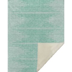 Premium Machine Washable ASB647 Teal 50" x 70" Sherpa Throw Blanket