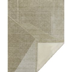 Premium Machine Washable ASB648 Beige 50" x 70" Sherpa Throw Blanket
