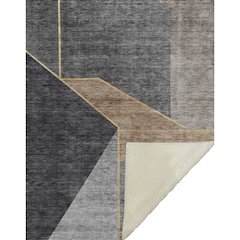 Premium Machine Washable ASB648 Charcoal 50" x 70" Sherpa Throw Blanket