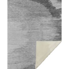 Premium Machine Washable ASB650 Gray 50" x 70" Sherpa Throw Blanket