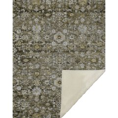 Premium Machine Washable ASB651 Mocha 50" x 70" Sherpa Throw Blanket