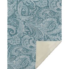 Premium Machine Washable ASB654 Turquoise 50" x 70" Sherpa Throw Blanket