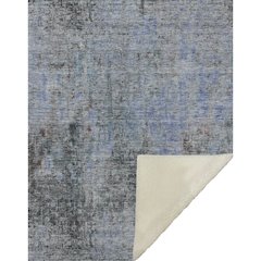 Premium Machine Washable ASB655 Gray 50" x 70" Sherpa Throw Blanket