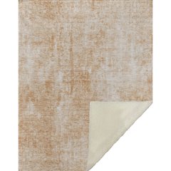 Premium Machine Washable ASB656 Terracotta 50" x 70" Sherpa Throw Blanket