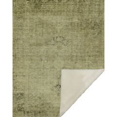 Premium Machine Washable ASB658 Khaki 50" x 70" Sherpa Throw Blanket