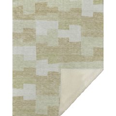 Premium Machine Washable ASB659 Beige 50" x 70" Sherpa Throw Blanket