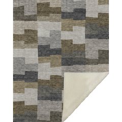 Premium Machine Washable ASB659 Brown 50" x 70" Sherpa Throw Blanket