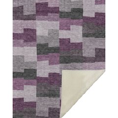 Premium Machine Washable ASB659 Merlot 50" x 70" Sherpa Throw Blanket