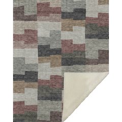 Premium Machine Washable ASB659 Paprika 50" x 70" Sherpa Throw Blanket