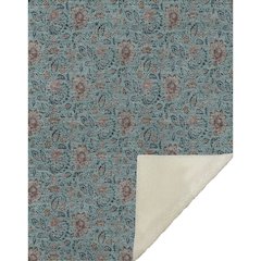 Premium Machine Washable ASB660 Teal 50" x 70" Sherpa Throw Blanket
