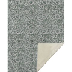 Premium Machine Washable ASB661 Sage 50" x 70" Sherpa Throw Blanket
