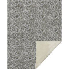 Premium Machine Washable ASB661 Taupe 50" x 70" Sherpa Throw Blanket