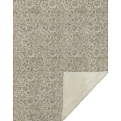 Premium Machine Washable ASB662 Beige 50" x 70" Sherpa Throw Blanket