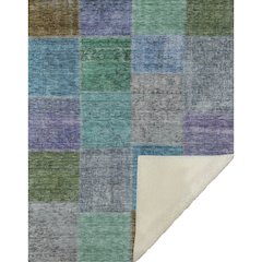 Premium Machine Washable ASB663 Green 50" x 70" Sherpa Throw Blanket