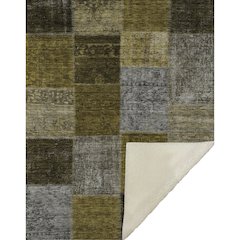 Premium Machine Washable ASB663 Mocha 50" x 70" Sherpa Throw Blanket