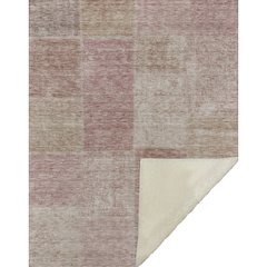 Premium Machine Washable ASB664 Blush 50" x 70" Sherpa Throw Blanket