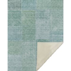 Premium Machine Washable ASB664 Teal 50" x 70" Sherpa Throw Blanket