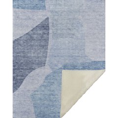 Premium Machine Washable ASB665 Denim 50" x 70" Sherpa Throw Blanket