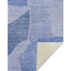 Premium Machine Washable ASB665 Navy 50" x 70" Sherpa Throw Blanket
