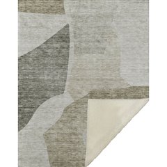 Premium Machine Washable ASB665 Taupe 50" x 70" Sherpa Throw Blanket