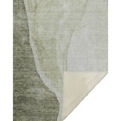 Premium Machine Washable ASB667 Olive 50" x 70" Sherpa Throw Blanket