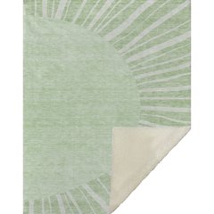 Premium Machine Washable ASB668 Aloe 50" x 70" Sherpa Throw Blanket