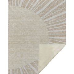 Premium Machine Washable ASB668 Beige 50" x 70" Sherpa Throw Blanket