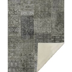 Premium Machine Washable ASB669 Taupe 50" x 70" Sherpa Throw Blanket