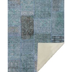 Premium Machine Washable ASB669 Teal 50" x 70" Sherpa Throw Blanket