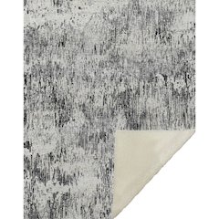Premium Machine Washable ASB66 Gray 50" x 70" Sherpa Throw Blanket