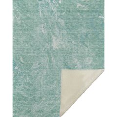 Premium Machine Washable ASB670 Teal 50" x 70" Sherpa Throw Blanket