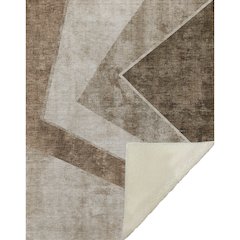 Premium Machine Washable ASB671 Brown 50" x 70" Sherpa Throw Blanket