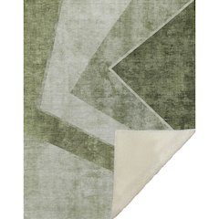 Premium Machine Washable ASB671 Olive 50" x 70" Sherpa Throw Blanket