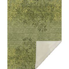 Premium Machine Washable ASB673 Olive 50" x 70" Sherpa Throw Blanket