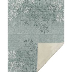 Premium Machine Washable ASB673 Sage 50" x 70" Sherpa Throw Blanket