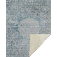 Premium Machine Washable ASB675 Teal 50" x 70" Sherpa Throw Blanket