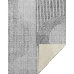 Premium Machine Washable ASB676 Gray 50" x 70" Sherpa Throw Blanket
