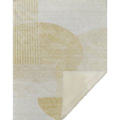 Premium Machine Washable ASB678 Gold 50" x 70" Sherpa Throw Blanket