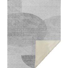 Premium Machine Washable ASB678 Gray 50" x 70" Sherpa Throw Blanket