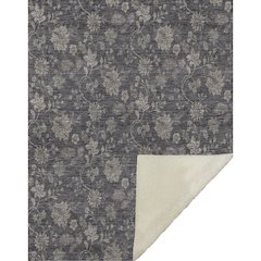 Premium Machine Washable ASB680 Taupe 50" x 70" Sherpa Throw Blanket