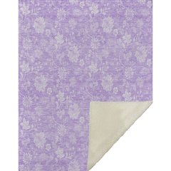 Premium Machine Washable ASB681 Lilac 50" x 70" Sherpa Throw Blanket