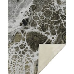 Premium Machine Washable ASB682 Chocolate 50" x 70" Sherpa Throw Blanket