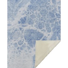 Premium Machine Washable ASB682 Sky 50" x 70" Sherpa Throw Blanket
