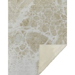 Premium Machine Washable ASB682 Taupe 50" x 70" Sherpa Throw Blanket