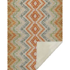 Premium Machine Washable ASB683 Beige 50" x 70" Sherpa Throw Blanket