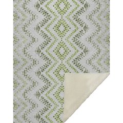 Premium Machine Washable ASB684 Aloe 50" x 70" Sherpa Throw Blanket