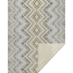 Premium Machine Washable ASB684 Taupe 50" x 70" Sherpa Throw Blanket